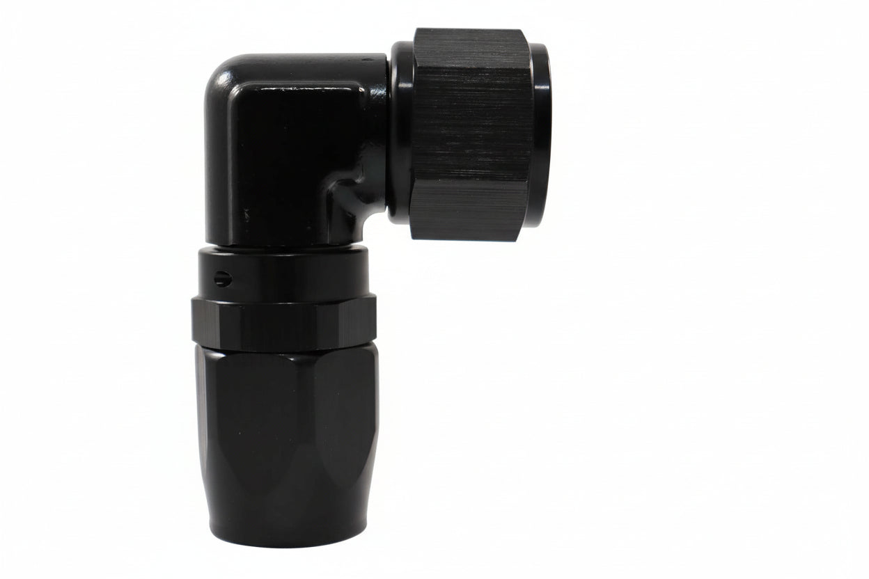 Conexão Curta 12AN / AN12 90° Aeroquip All Black